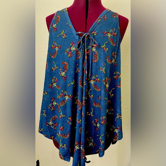 C’est La Vie Tops - C’est La Vie blue top